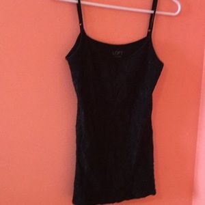 The Loft Black Lace Camisole
